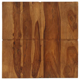 Coffee Table 80x80x30 cm Solid Wood Acacia - Top-Down View