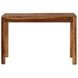 Dining Table Solid Acacia Wood 120x60x76 cm - Front View