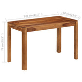 Dining Table Solid Acacia Wood 120x60x76 cm - Extra Image
