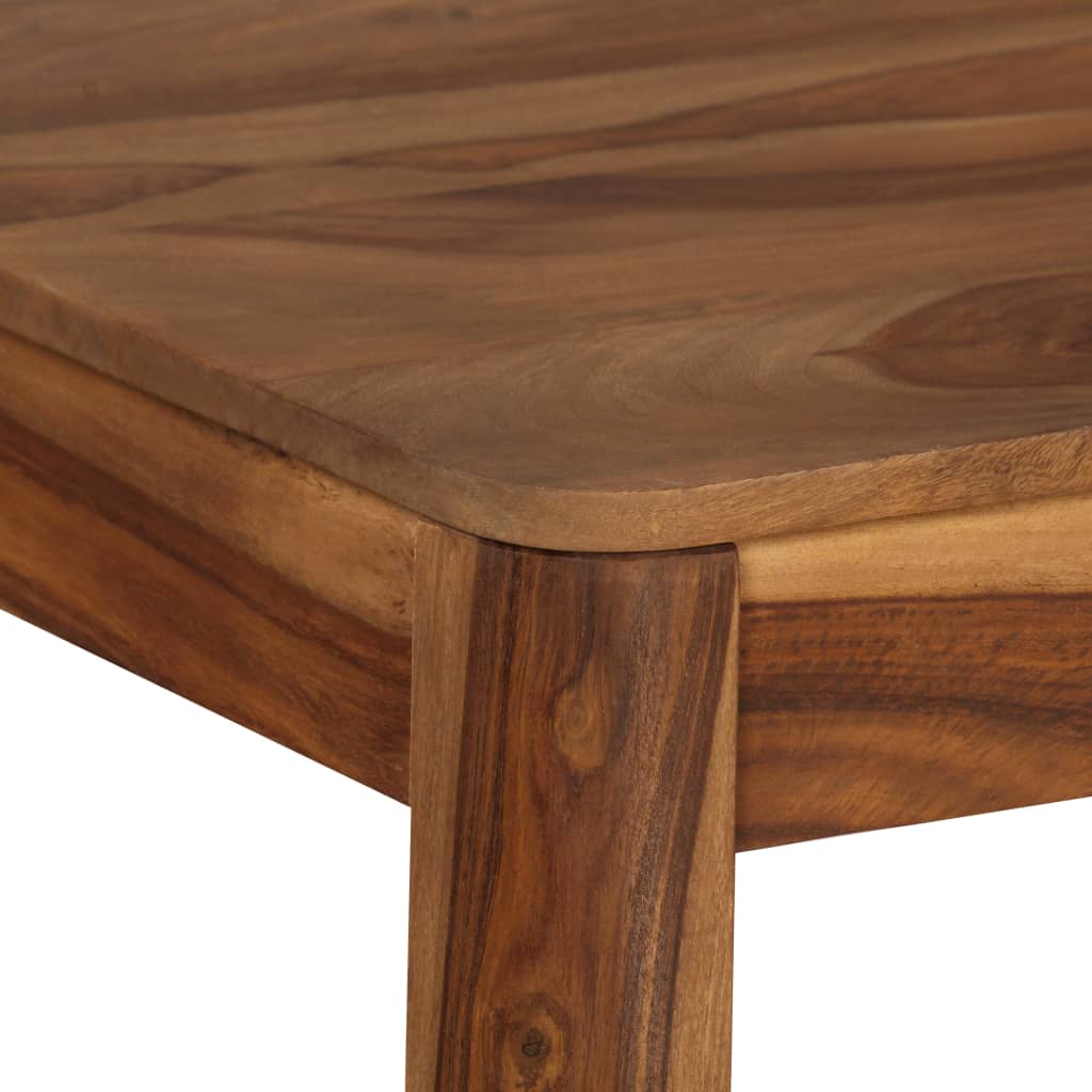 Dining Table Solid Acacia Wood 120x60x76 cm