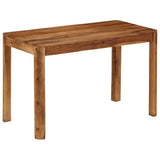 Dining Table Solid Acacia Wood 120x60x76 cm