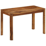 Dining Table Solid Acacia Wood 120x60x76 cm