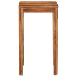 Bar Table Solid Acacia Wood 60x60x107 cm - Front View