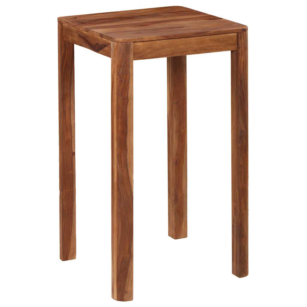 Bar Table Solid Acacia Wood 60x60x107 cm
