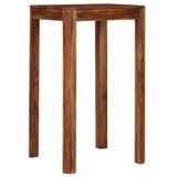 Bar Table Solid Acacia Wood 60x60x107 cm
