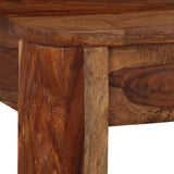 Bar Table Solid Acacia Wood 60x60x107 cm - Rear View