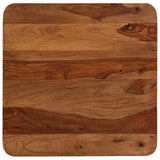 Bar Table Solid Acacia Wood 60x60x107 cm - Close-Up Angle