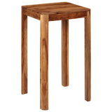 Bar Table Solid Acacia Wood 60x60x107 cm