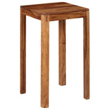 Bar Table Solid Acacia Wood 60x60x107 cm
