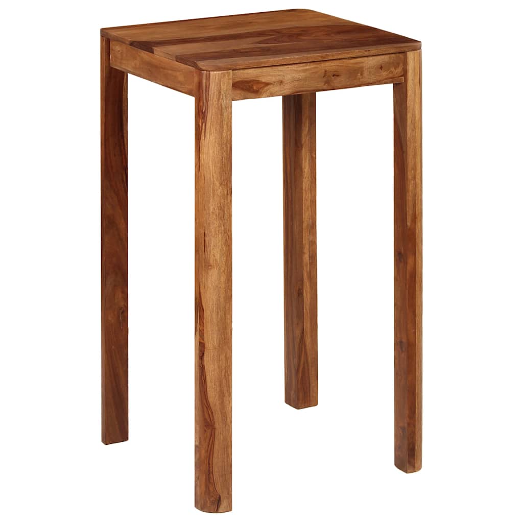 Bar Table Solid Acacia Wood 60x60x107 cm