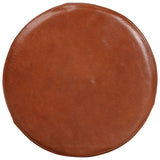 Bar Chairs 2 pcs Real Leather and Solid Acacia Wood - Rear View