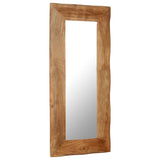 Cosmetic Mirror 50x110 Cm Solid Acacia Wood - Low Angle