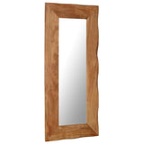 Cosmetic Mirror 50x110 Cm Solid Acacia Wood - Extra Image