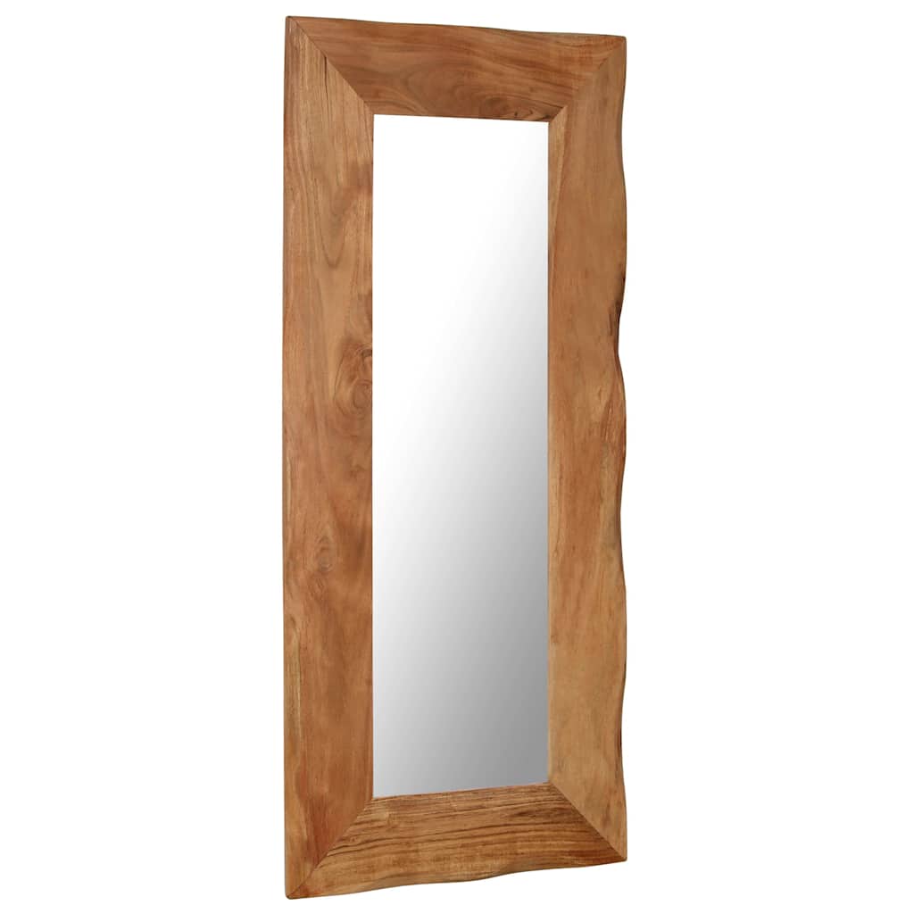 Cosmetic Mirror 50x110 cm Solid Acacia Wood