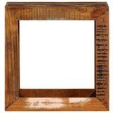 Stool 40x30x40 Cm Solid Reclaimed Wood - Front View