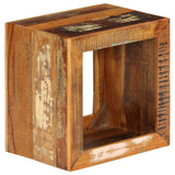 Stool 40x30x40 Cm Solid Reclaimed Wood - Extra Image