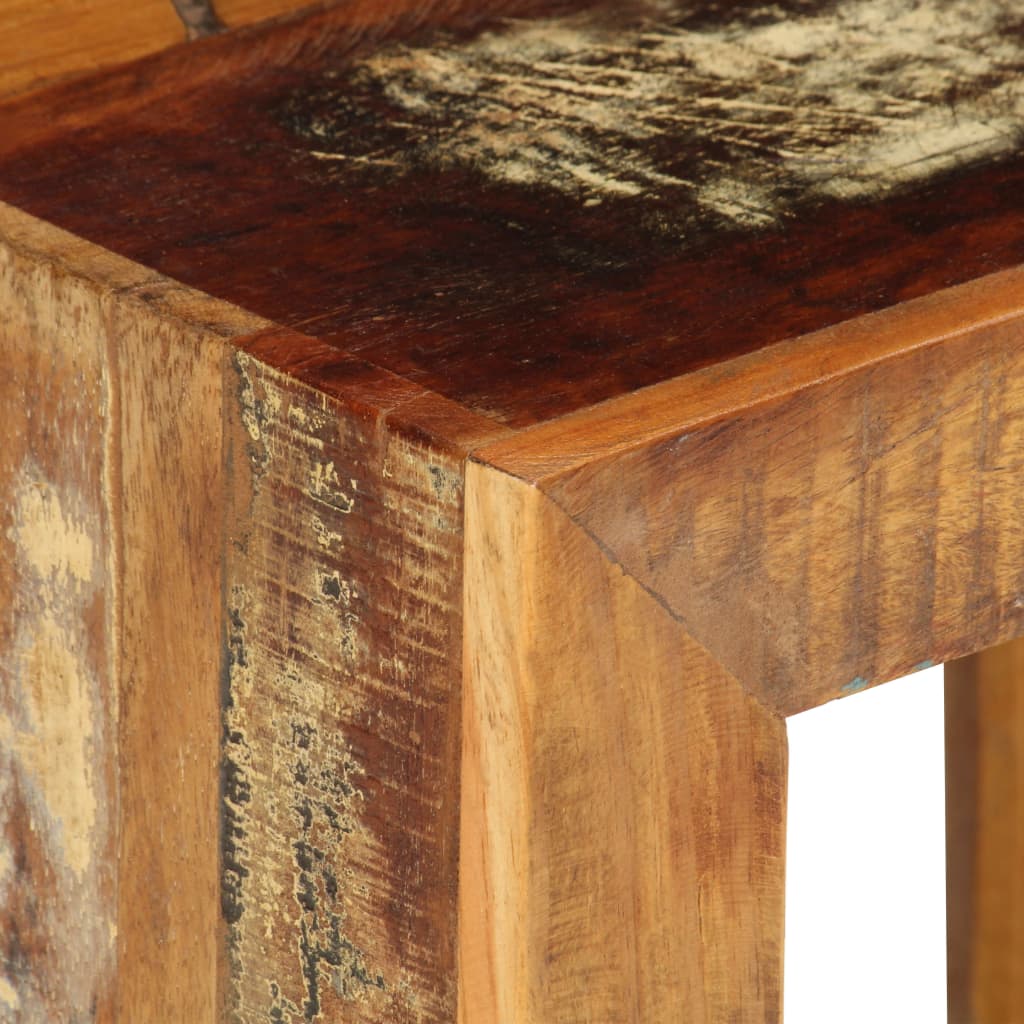 Stool 40x30x40 Cm Solid Reclaimed Wood