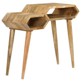 Console Table Solid Wood Mango 90x35x76 cm - Front View