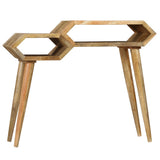Console Table Solid Wood Mango 90x35x76 cm - Top-Down View