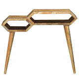 Console Table Solid Wood Mango 90x35x76 cm - Rear View