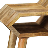 Console Table Solid Wood Mango 90x35x76 cm - Low Angle