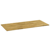 Table Top Solid Oak Wood Rectangular 23 mm 100x60 cm