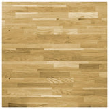 Table Top Solid Oak Wood Square 44 mm 80x80 cm