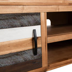 TV Cabinet Solid Acacia Wood 120x35x40 cm