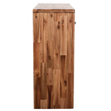 Console Table Solid Acacia Wood 86x30x75 cm - Side View