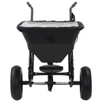 Walk Behind Salt Spreader PVC and Steel 106x73x76 cm 45 L
