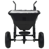 Walk Behind Salt Spreader PVC and Steel 106x73x76 cm 45 L - Front View
