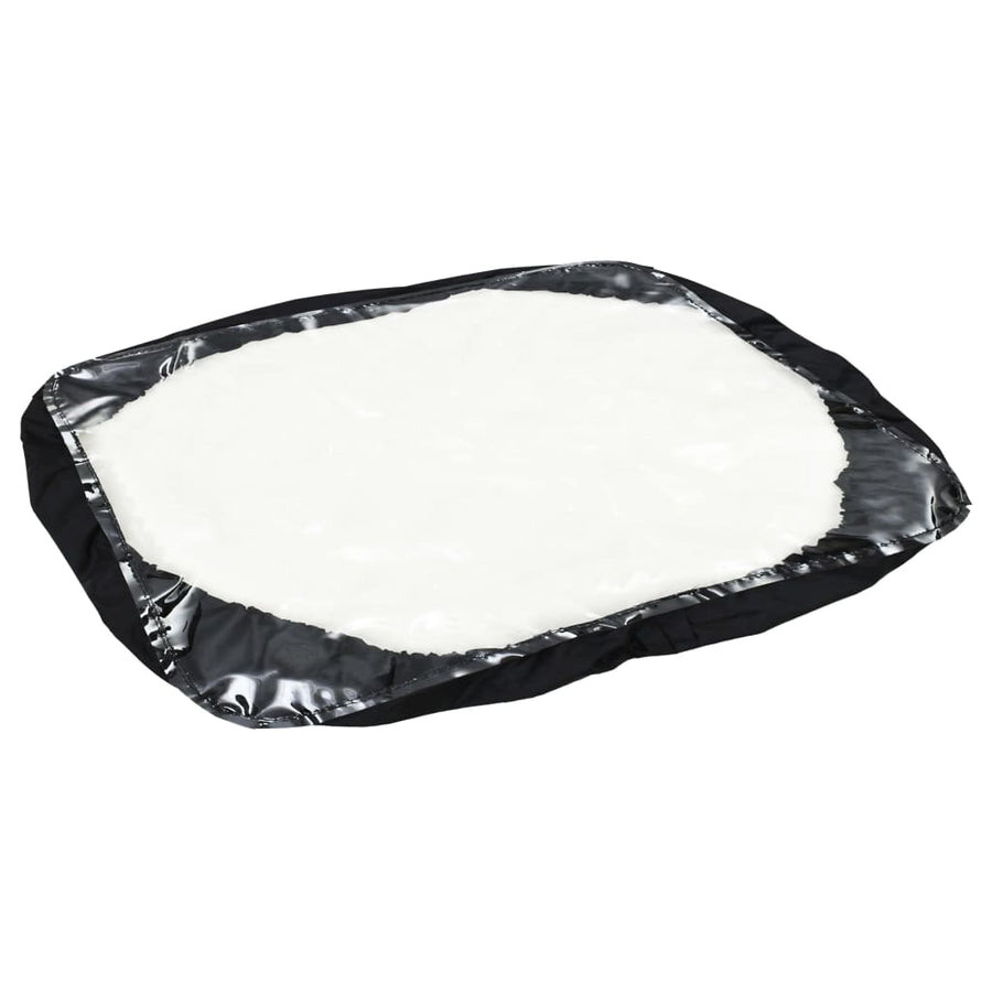 Walk Behind Salt Spreader PVC and Steel 106x73x76 cm 45 L