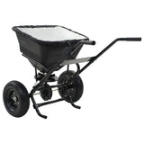 Walk Behind Salt Spreader PVC and Steel 106x73x76 cm 45 L - Side View