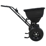 Walk Behind Salt Spreader PVC and Steel 106x73x76 cm 45 L - Top-Down View