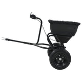 Tow Behind Salt Spreader PVC and Steel 125x74x79 cm 45 L - Top-Down View