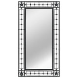 Wall Mirror Rectangular 60x110 cm Black