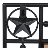 Wall Mirror Rectangular 60x110 cm Black - 45-Degree Angle