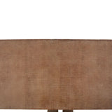 Coffee Table Solid Fir Wood 91x51x38 cm Brown - Top-Down View