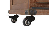 Storage Cabinet Solid Fir Wood 64x33.5x75 cm Brown - Extra Image