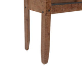Console Table Solid Fir Wood 131x35.5x75 cm Brown - Extra Image