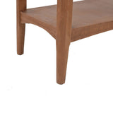 Console Table Solid Fir Wood 126x40x77.5 cm Brown - Extra Image