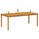 Garden Table 200x100x74 cm Solid Acacia Wood