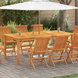 Garden Table 200x100x74 cm Solid Acacia Wood