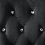 Dining Chairs 4 pcs Black Velvet