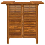 Bar Table 110x50x105 cm Solid Acacia Wood - Top-Down View