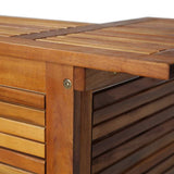 Bar Table 110x50x105 cm Solid Acacia Wood - Close-Up Angle