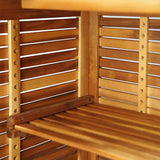 Bar Table 110x50x105 cm Solid Acacia Wood - Low Angle