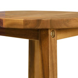3 Piece Bar Set Solid Acacia Wood - Top-Down View