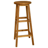 3 Piece Bar Set Solid Acacia Wood - 45-Degree Angle