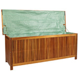 Garden Storage Box 150x50x58 cm Solid Acacia Wood - Side View
